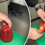 Vos trys peilio dūriai: kaip greitai nulupti ir supjaustyti papriką Vos trys peilio dūriai: kaip greitai nulupti ir supjaustyti papriką